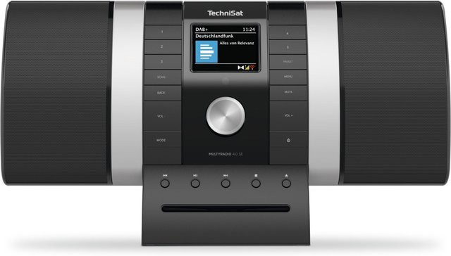TechniSat MultyRadio 4.0 SE Design Audio-System Netzwerkfähig schwarz/silber - Bild 1