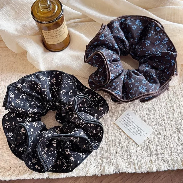 HIYAYZ Scrunchies Floral Gedruckt, Damen - Bild 1