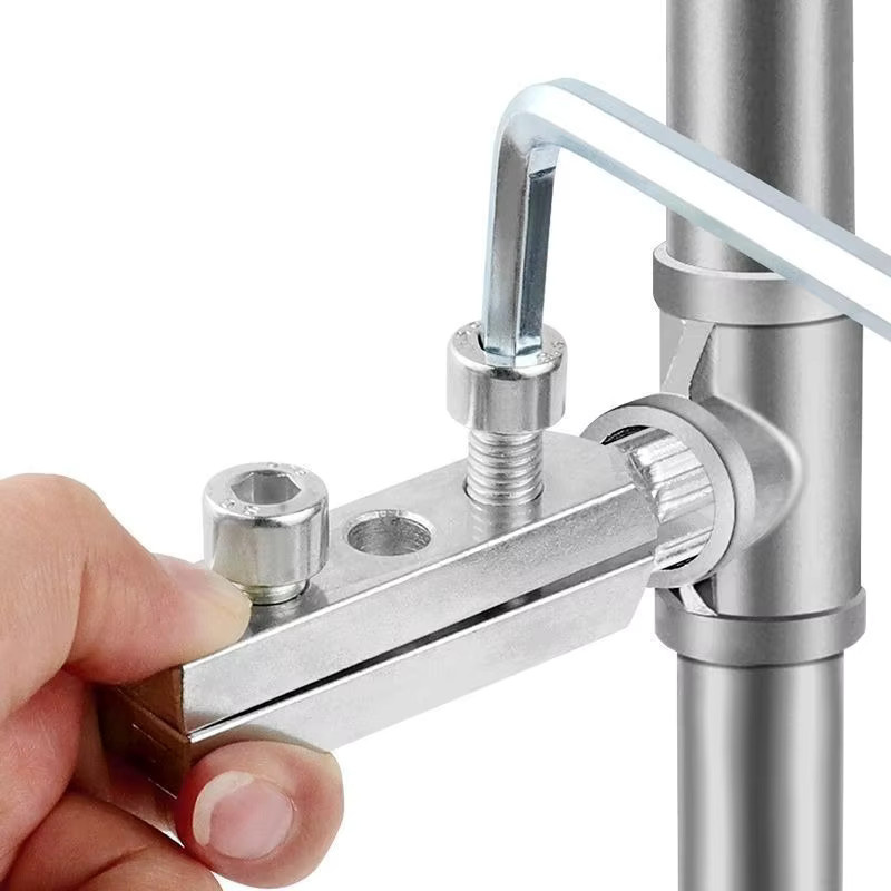 JUSTINLAU Wasserhahn Eckventil Draht Extractor Set zur Entfernung von gebrochenen Rohren und Drahtenden in Silber - Bild 2