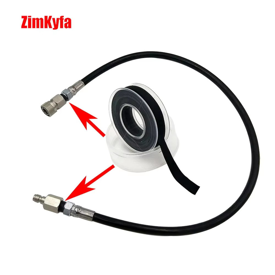 PTFE-Gewinde-Dichtungsband von zimakyfa für pneumatische Anschlüsse, Luftdruckmessgeräte und Schnellanschlüsse - Bild 1