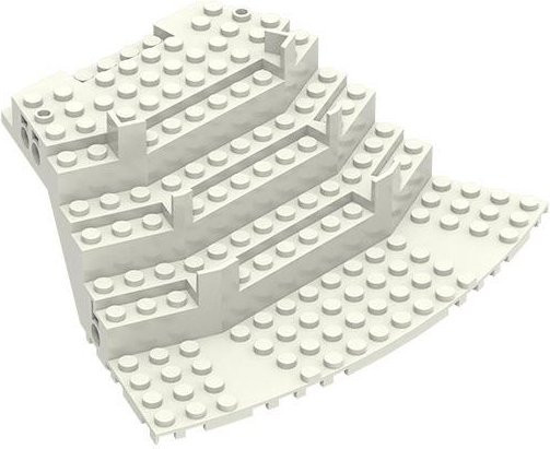 Yiran toy Fächerförmige Treppenbasis Bausteine Haus Burg 1-teiliges Set - Bild 1