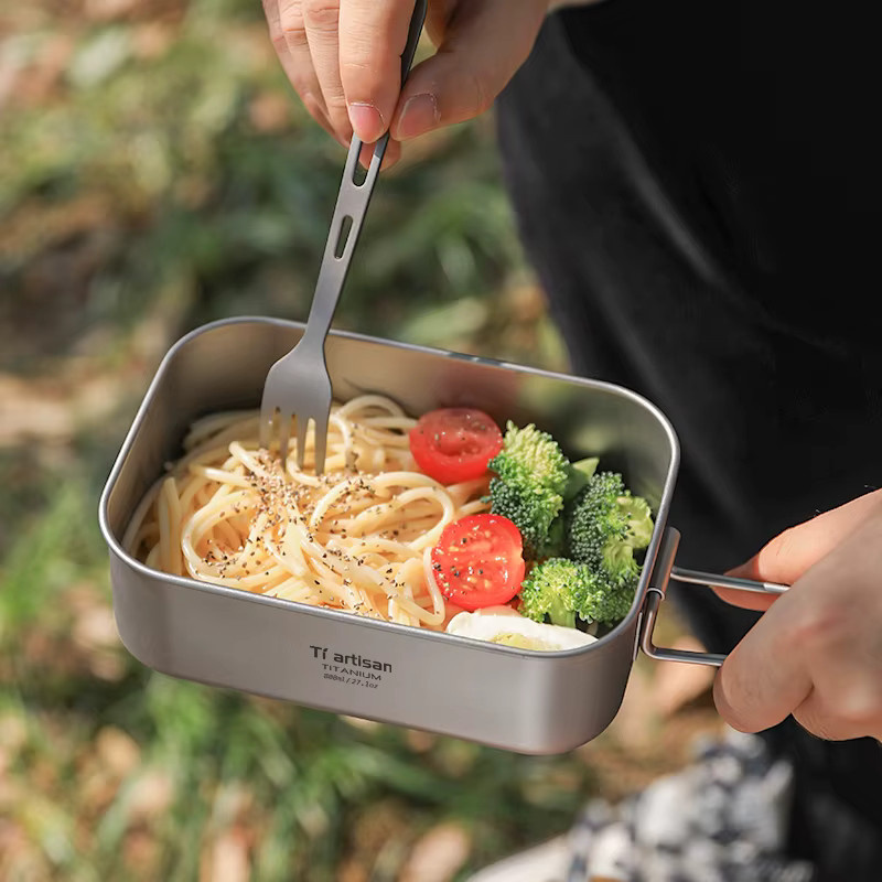 Tiartisan Titan einlagige Lunchbox aus Edelstahl in Silber für Outdoor und Camping - Bild 6