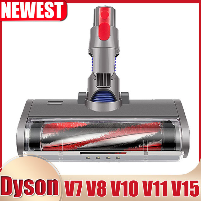 Motorisierter Bodenbürstenkopf Ersatz für Dyson Staubsauger V7 V8 V10 V11 V15 in Grau - Bild 1