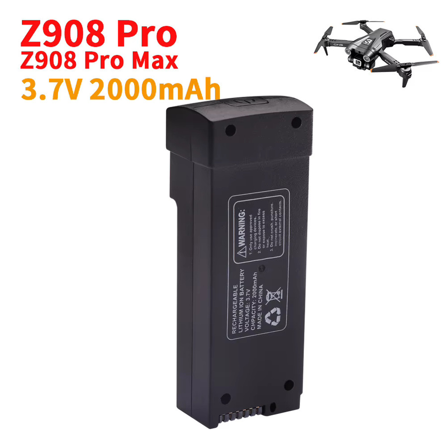 Jiaojiren Z908 Pro MAX Ersatzakku 3,7 V 2000 mAh in Grau/Schwarz - Bild 2