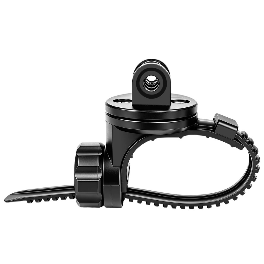 DJI Magnetkamerabasis aus Aluminium mit 360 Grad Schwenkfunktion und Nylon-Riemenhalterung für DJI Action 3, Action 4 und Action 5 Pro in Schwarz - Bild 5