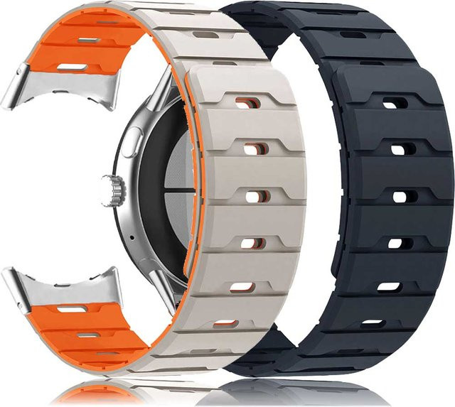 ANGLANG Uhrenarmband Silikon, Magnetisch, Unisex - Bild 1