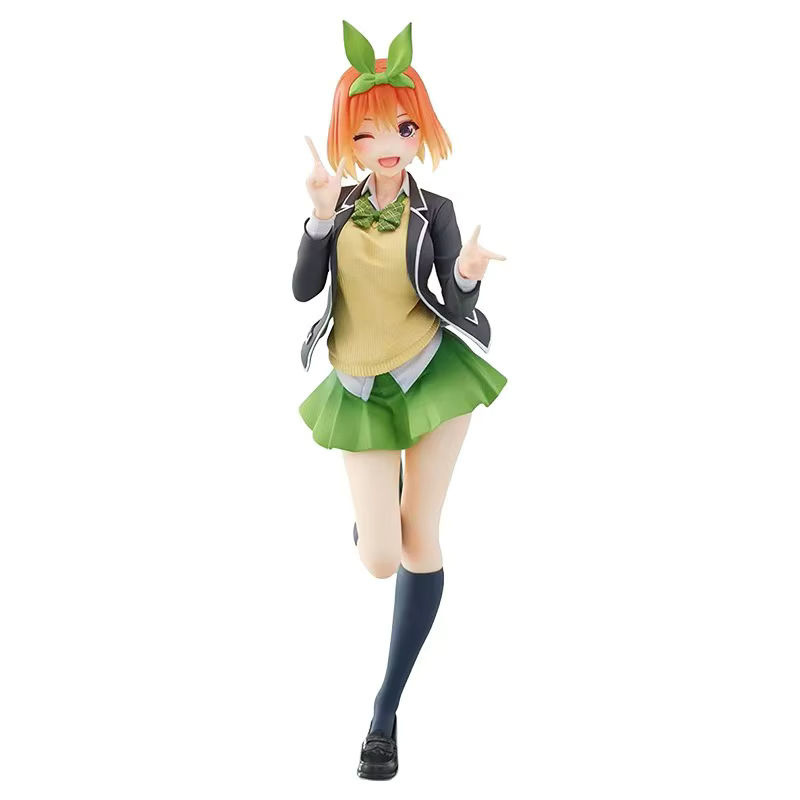 Anime Die Quintessenz Quintuplets Figuren Set aus PVC in Schuluniform, mehrfarbig - Bild 2