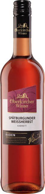 Oberkircher Winzer Roséwein Spätburgunder 2024, Baden, halbsüß, 0,75 l - Bild 1