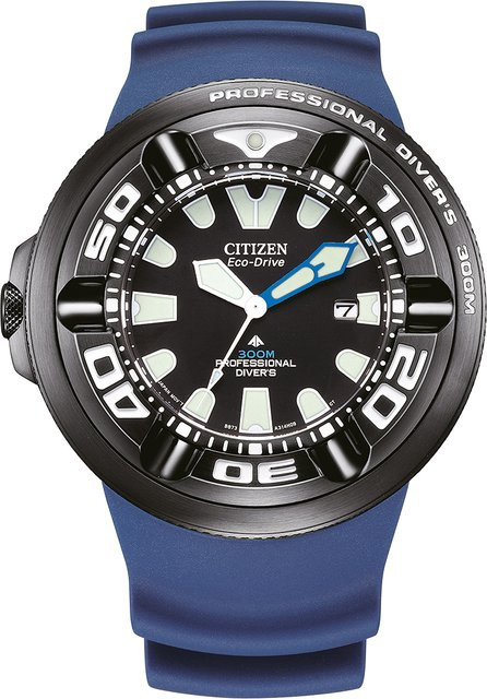 Citizen Armbanduhr, Solar, Edelstahl, Schwarz, 48 mm, Herren - Bild 1