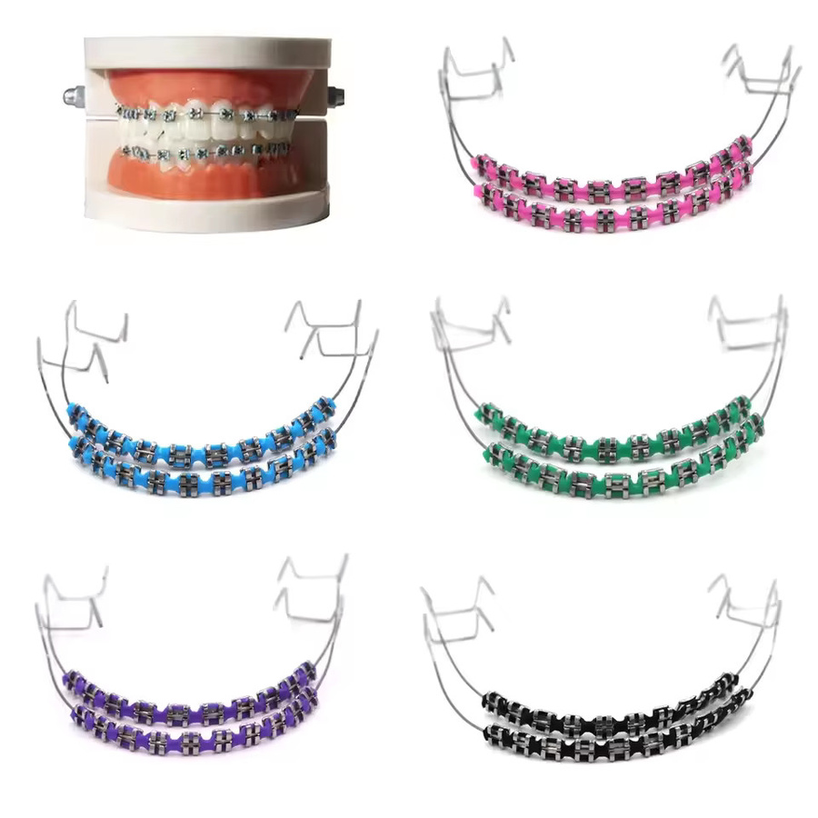 Hosenträger Schmuck Set, Rosa, Glänzend, Unisex - Bild 1