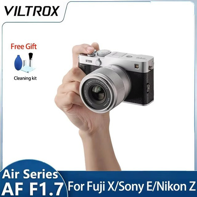 Viltrox Air Series Autofokus-Prime-Objektiv 9mm f/2.8 für Fujifilm X Mount, APS-C, Silber - Bild 1