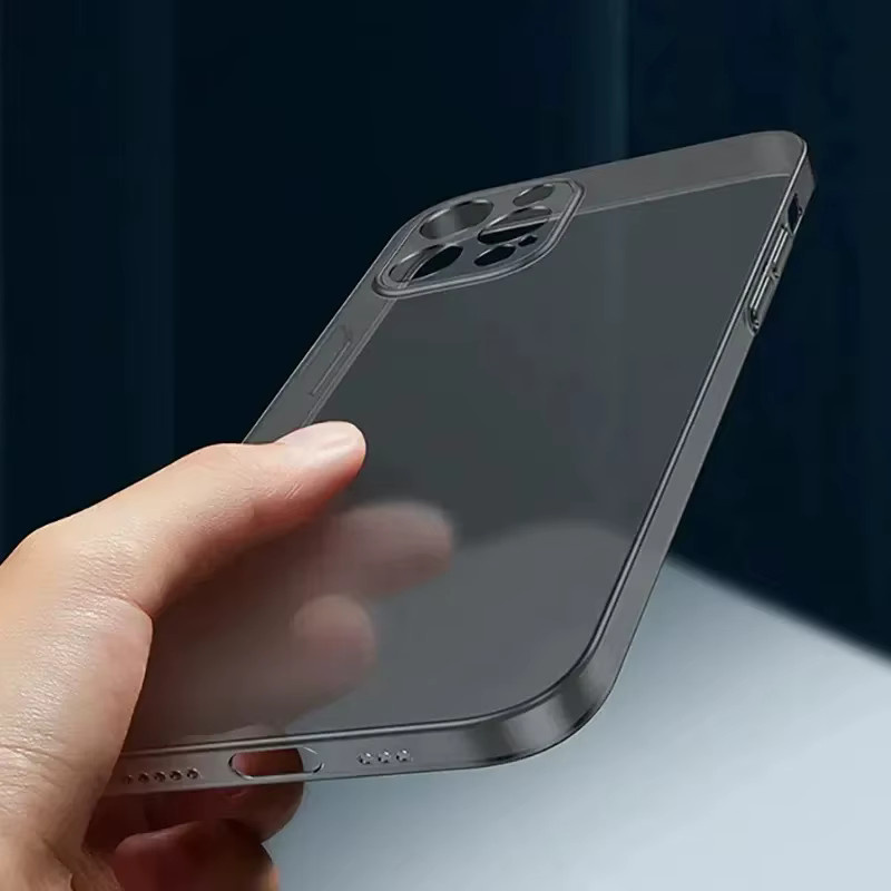 Transluzente Schutzhülle für Apple iPhone 14 Pro Max, 13, 12, 11 und 15, 16 Pro Max, Plus in Weiß - Bild 2
