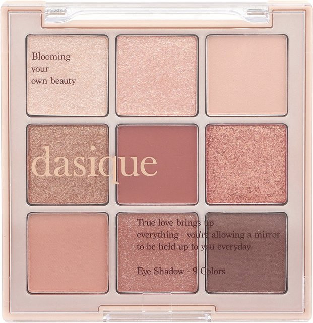 Dasique Lidschattenpalette 02 Rose Petal, schimmernd, Unisex - Bild 1