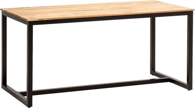 Wohnling Esstisch aus Akazie Massivholz in Braun im Loft-Style B/H/T: 120 x 76 x 60 cm - Bild 1