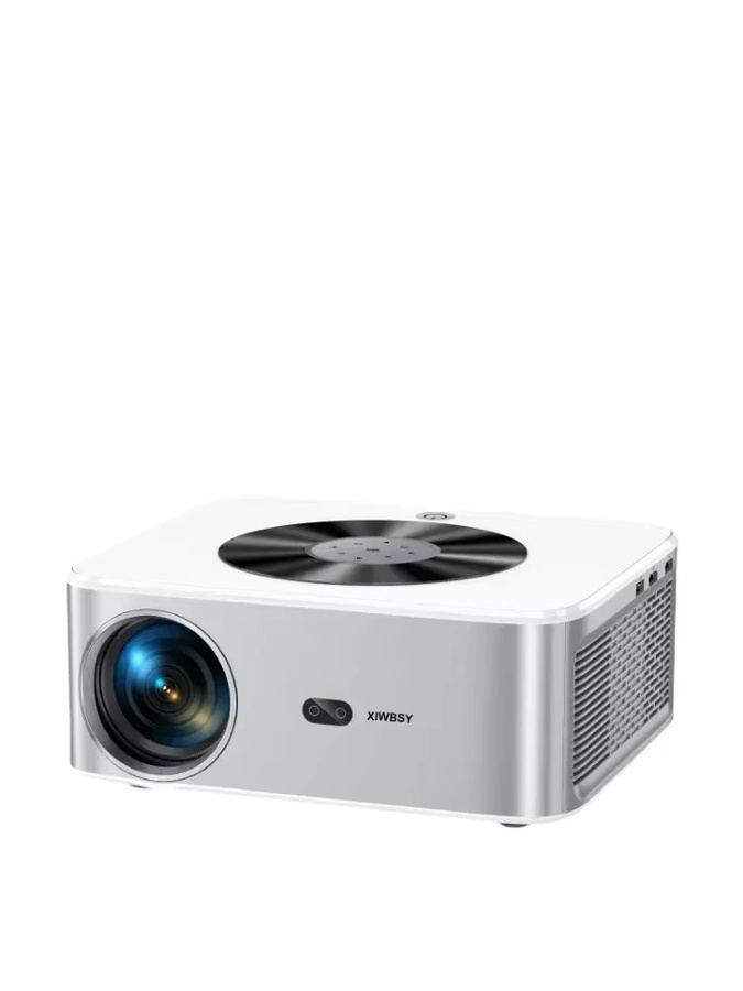 XIWBSY Autofokus-Projektor mit 1000 ANSI Lumen, Android-System, Bluetooth 5.2 und 4K/8K Video- und Audiodekodierung, Tragbares Heimkino in Weiß - Bild 7