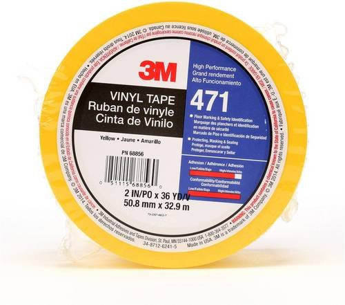3M PVC-Klebeband Gelb Breite: 50 mm, Länge: 33 m - Bild 1
