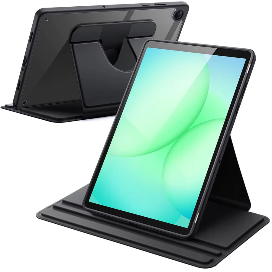 Samsung Galaxy Tab A11 8,7 Zoll 2025 360 Grad drehbare Acryl-Schutzhülle in Transparent mit Stiftschlitz - Bild 2