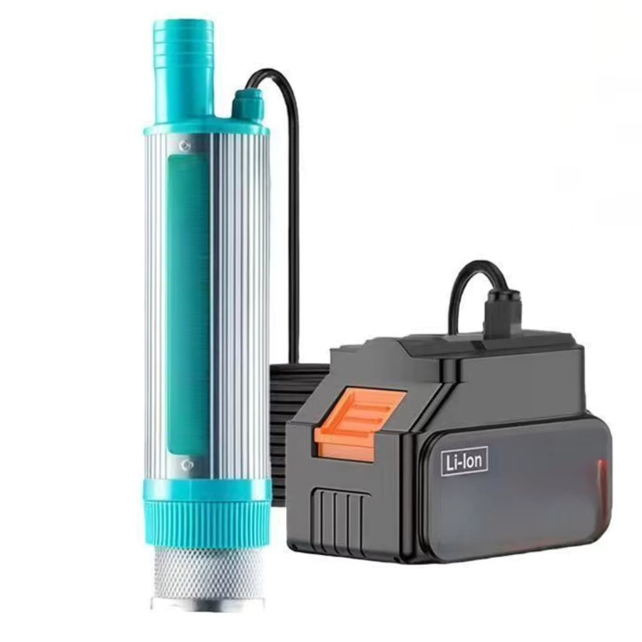 LEENKEA Tragbare elektrische Ölpumpe mit 12V Akku als Diesel- und Wasserpumpe zum Entwässern von Pools, Kellern und Teichen - Bild 3