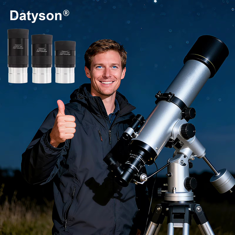Datyson Teleskopokular Weitwinkel Set in Schwarz, mehrfach beschichtet, 26 mm, 32 mm und 40 mm, professionelles Zubehör für astronomische Teleskope - Bild 5
