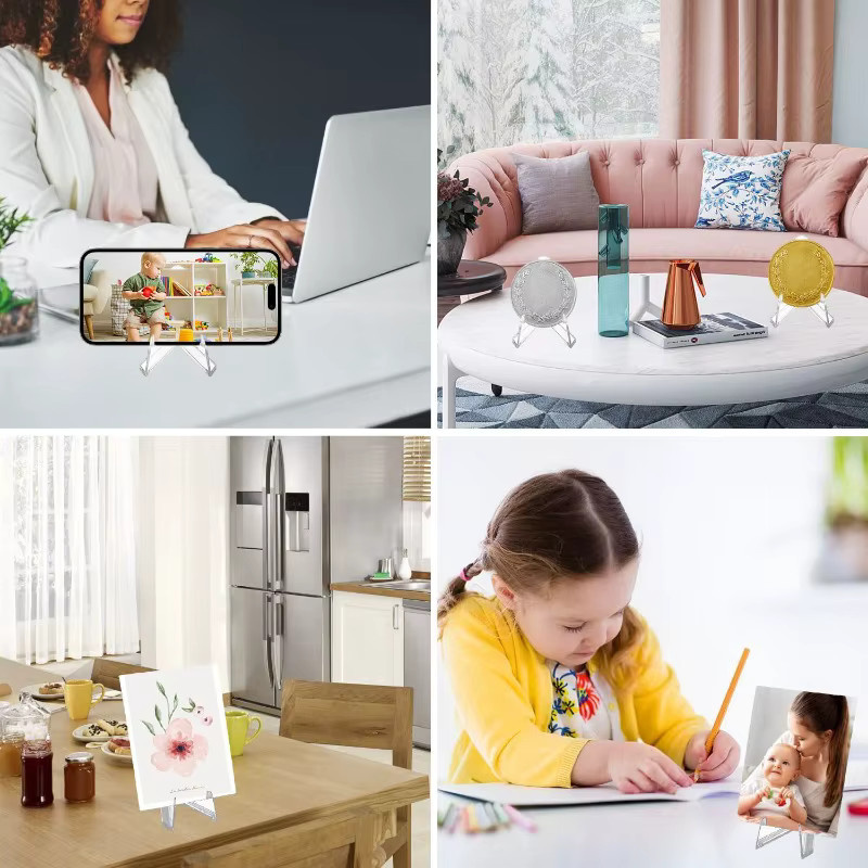 YOCITY 50 Stück Transparente Acryl-Münzständer und Kartenhalter aus Kunststoff für Münzkapseln und Sammlermedaillen - Bild 5
