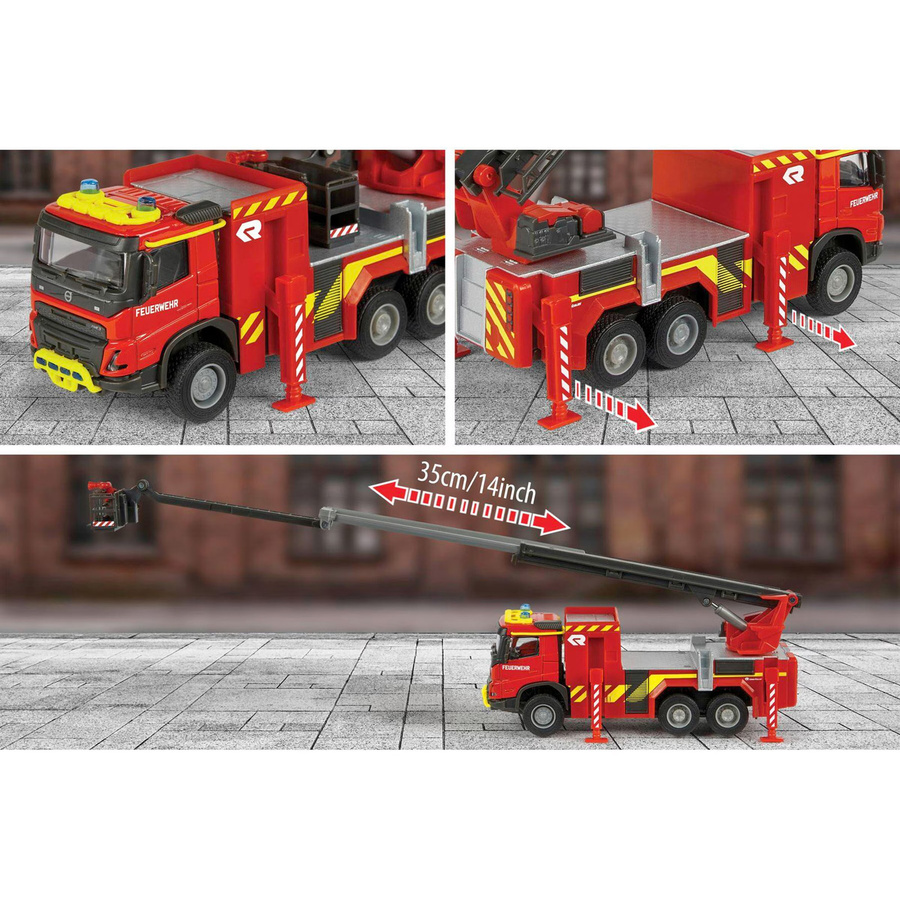 Majorette Feuerwehr Truck Volvo FMX Fire Engine, ab 3 Jahre - Bild 2