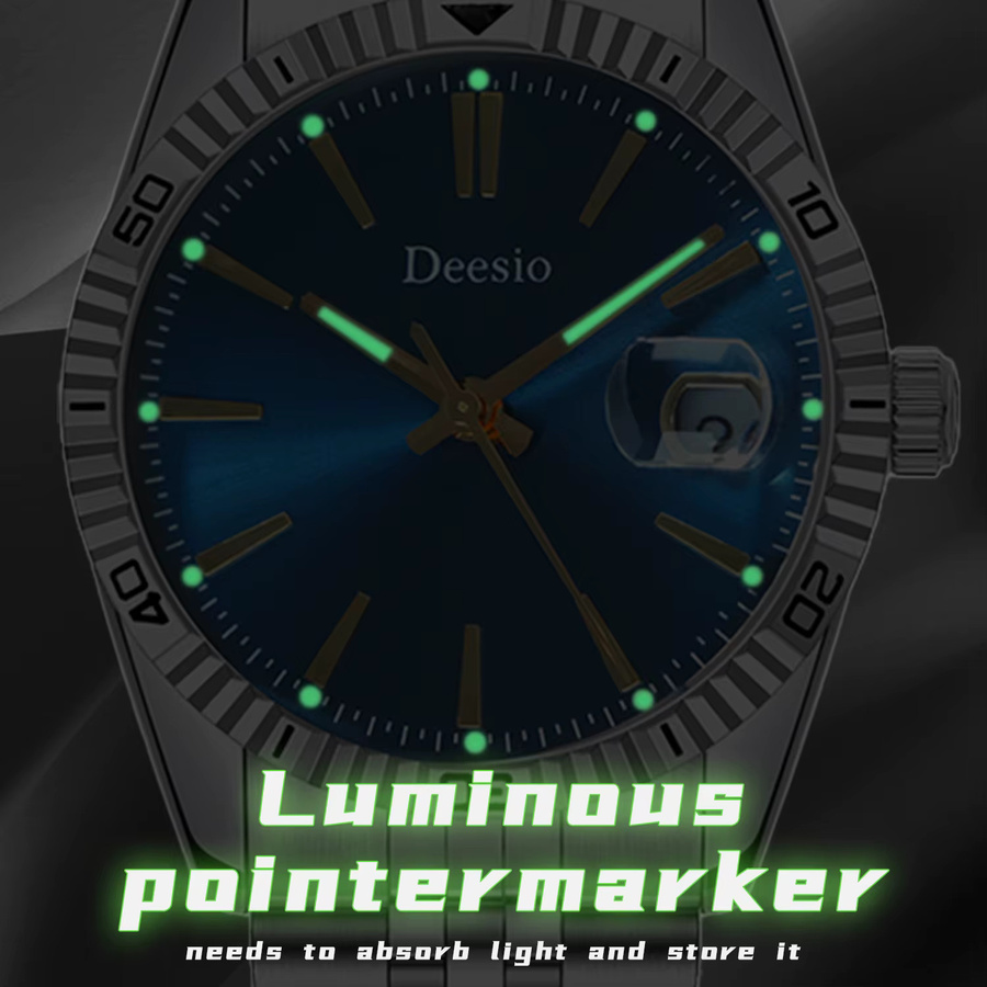 Deesio Armbanduhr Automatik, Edelstahl, Saphirglas, Herren - Bild 4
