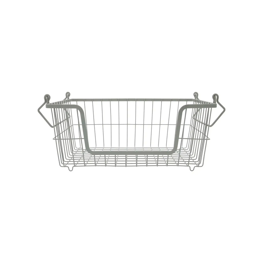 Meraki Metall-Aufbewahrungskorb Nico grau B/T/H: 35 x 15 x 27 cm - Bild 1