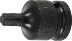 BGS Kraft-Bit-Einsatz T45 in Schwarz mit 12,5 mm (1/2") Innenvierkant-Antrieb - Bild 1