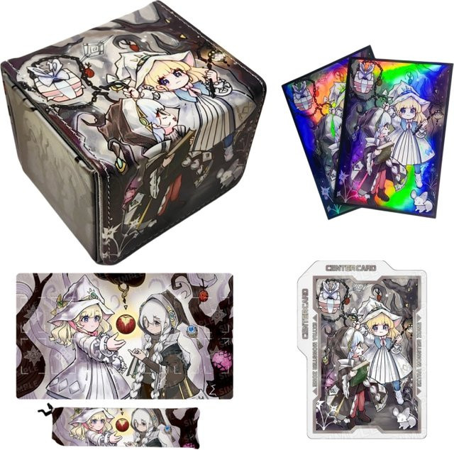 Bandai Yu-Gi-Oh!, White Forest, Deck-Box, PU-Leder, Weiß, Bunt / Mehrfarbig - Bild 1