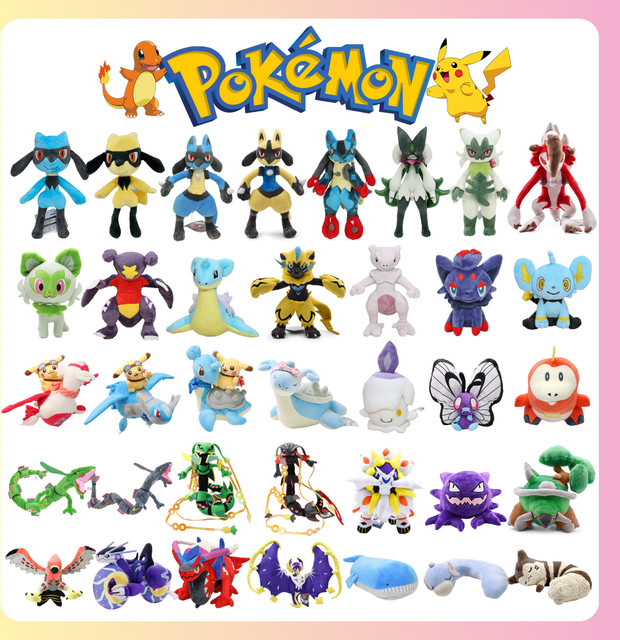 TAKARA TOMY Pokémon Plüschpuppe, 41 Stile, Bunt / Mehrfarbig - Bild 1