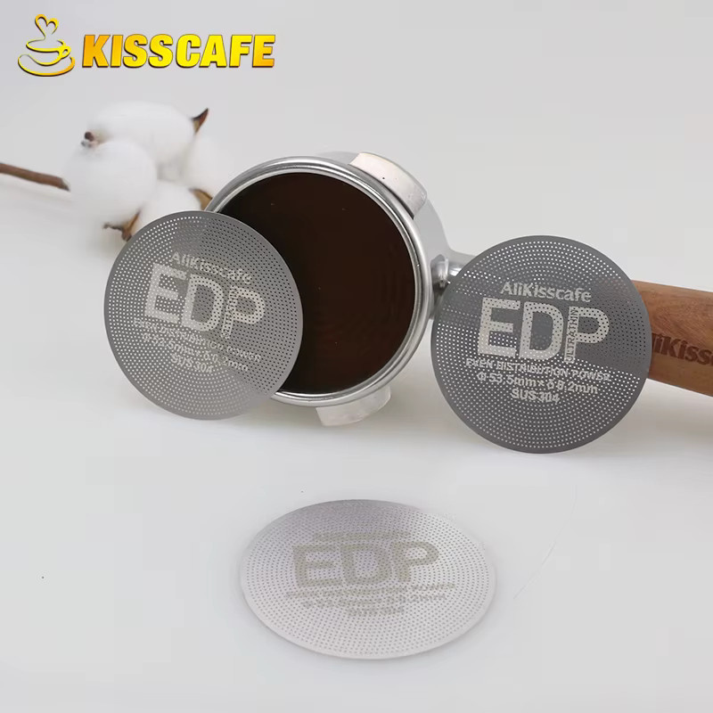 Wiederverwendbarer Kaffeefilter Puck Screen aus Metallgeflecht in Silber für Delonghi und Breville Siebträger, 0,2 mm Maschenweite, Durchmesser: 51 mm, 53,5 mm oder 58,5 mm - Bild 5