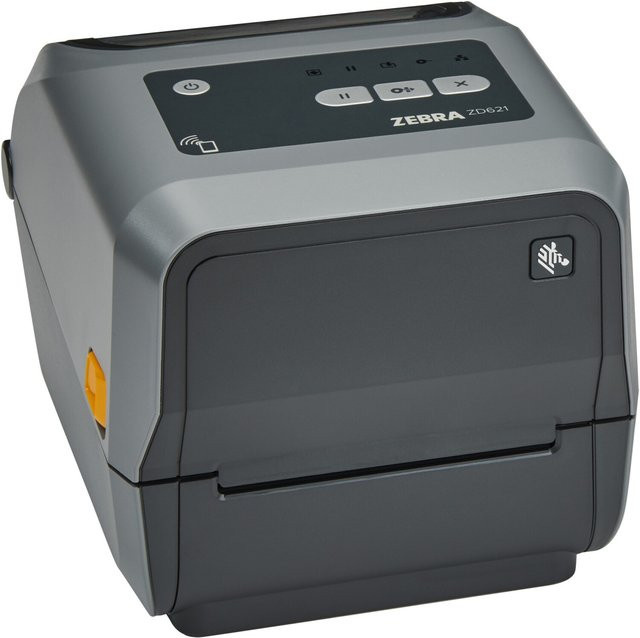 Zebra ZD621t Thermotransfer-Etikettendrucker mit Bluetooth, Ethernet und USB in Grau - Bild 1