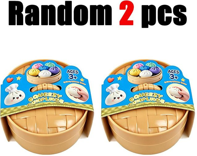 BC Pet Supplies Heißer Riesenknödel Squishies Brötchen Spielzeug, Glitzernder Knödel Stressball - Bild 1