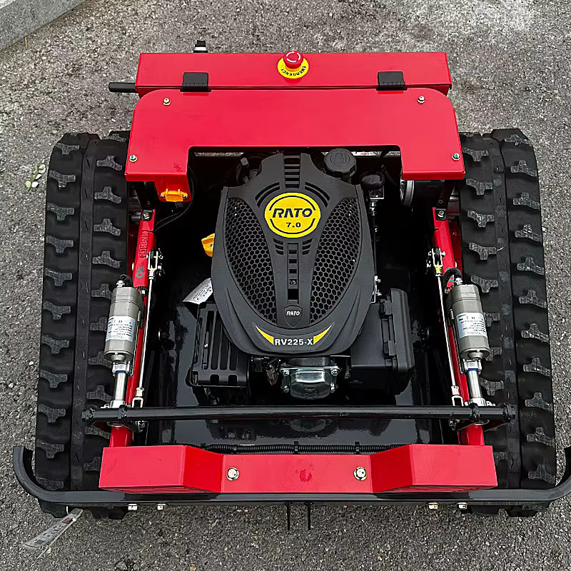 DEEPKRON Rasenmähroboter mit automatischer Fernsteuerung und Tracking-Funktion in Rot - Bild 1