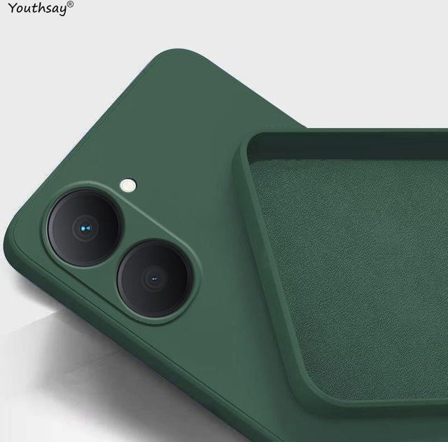 Xiaomi Poco X8 Pro Handyhülle aus weichem Flüssigsilikon mit Kameraschutz in Multicolor und Grün - Bild 1