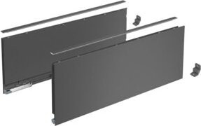 Hettich AVANTECH ZARGE AVT YOU ZG H187 NL450 AZ SET in Steel und Grey - Bild 1