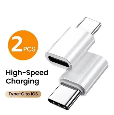 OTG USB-C auf Lightning Adapter für iOS zur Schnellladung und Datenübertragung für iPhone und Laptop - Bild 2