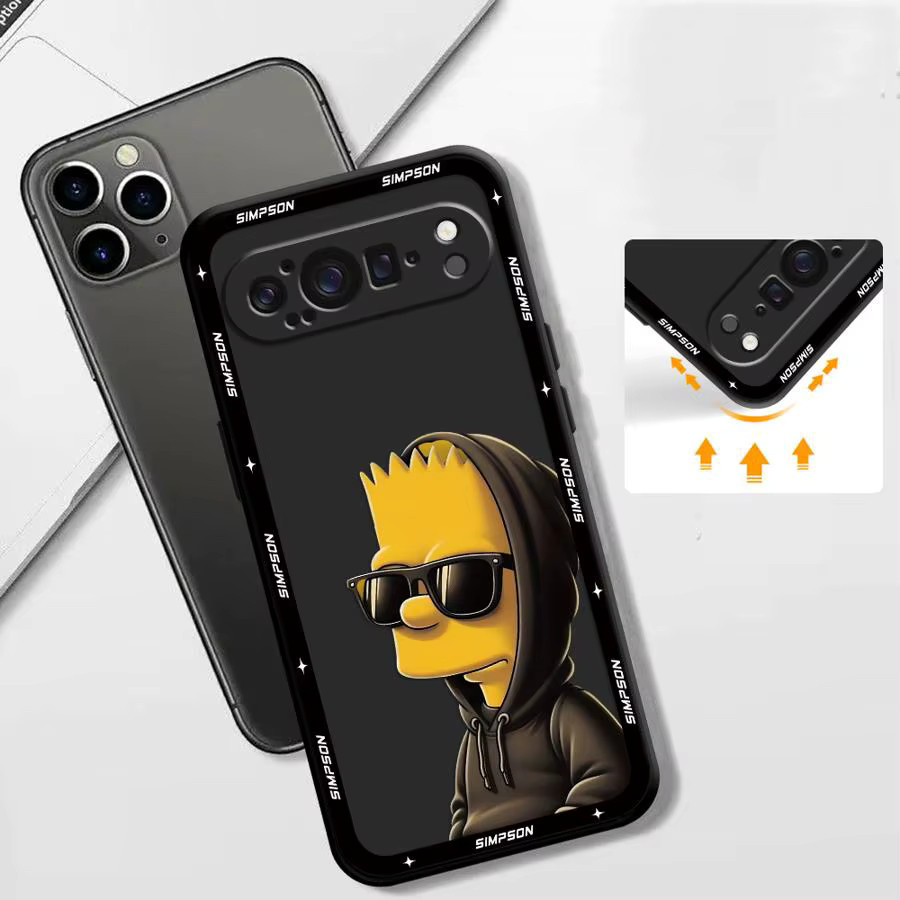 Funda Handyhülle The Simpsons Design für Google Pixel 10 9 Pro XL 8 Pro 7 6a 8a 7a 9a - Bild 2