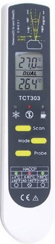 TFA Dostmann Infrarothermometer und Einstichthermometer HACCP Optik 2:1 in Weiß -55 bis +250°C - Bild 1