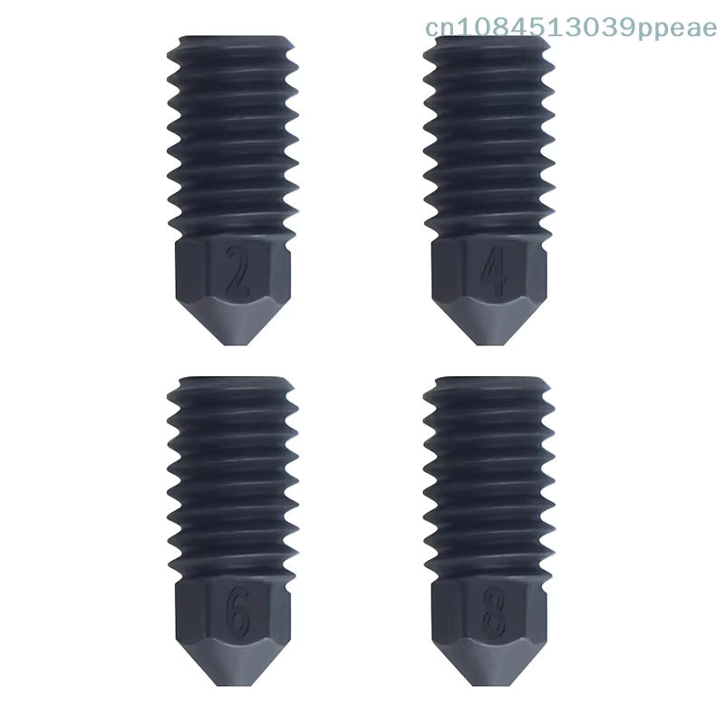 Bambu Lab A1 und A1 Mini Düsen-Upgrade-Kit aus gehärtetem Stahl für FDM 3D-Drucker, Düsenstärken von 0,2 mm bis 0,8 mm, Schwarz - Bild 3