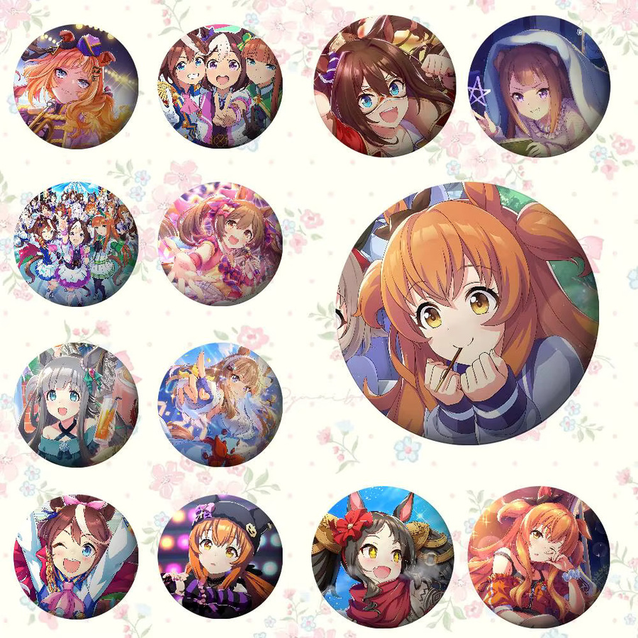 Kayou Brosche, Uma Musume Pretty Derby, Weißblech, Metall - Bild 4