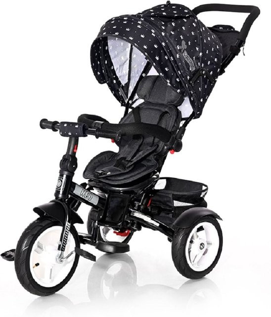 Lorelli Tricycle Neo 4 in 1 Dreirad schwarz ab 18 Monaten - Bild 1