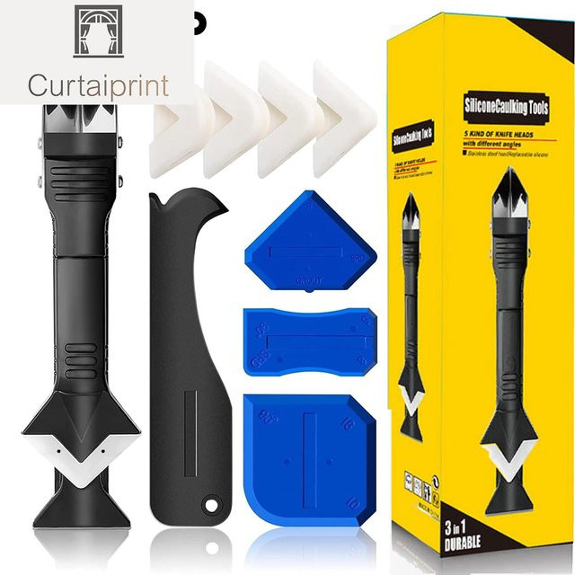 9-teiliges Silikon-Entferner-Set von Your Warm Home in Mehrfarbig zur Fugenreinigung und zum Glätten von Dichtungen aus Kunststoff - Bild 1