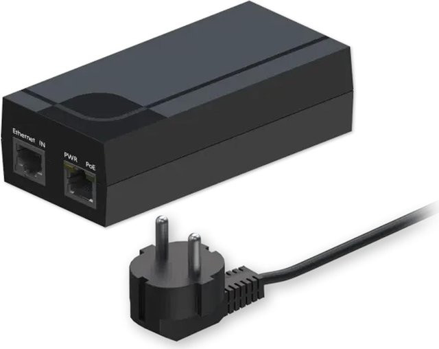 Teltonika Power Injector mit einem Port in Schwarz für OTD140, TAP100 und TAP200 (PR322EU7) - Bild 1