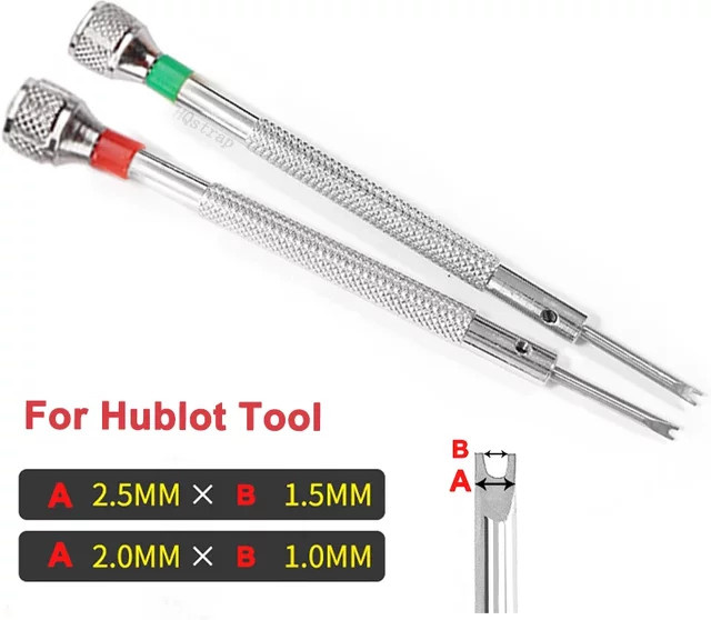HQstrap Uhrenwerkzeug Edelstahl, Silber, Unisex - Bild 1