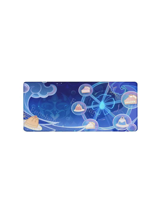 Eenehana Gaming Mousepad XXL Furina Varesa Genshin Impact Anime Design in Blau - Bild 5