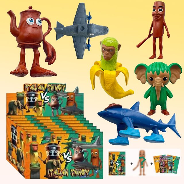 Bandai Tung Tung Sahur, Blind Box, Einzelfigur, Tiere, Bunt / Mehrfarbig - Bild 1