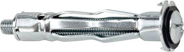 Celo Metallhohlraumdübel Hrm aus verzinktem Stahl in Silber für schwere Hohlraumbefestigungen in Gipskarton oder Spannplatten, Durchmesser: 6 mm, Länge: 45 mm - Bild 1