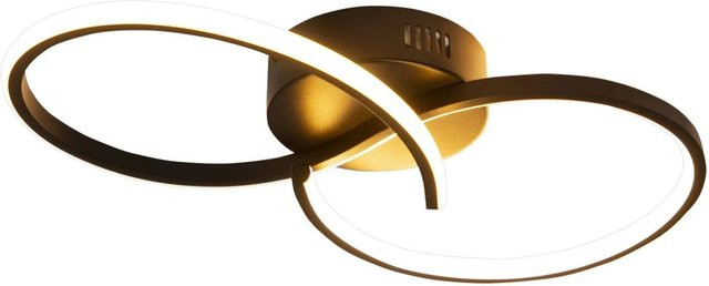 NETTLIFE LED Deckenleuchte aus Metall in Schwarz, Durchmesser: 40 cm - Bild 1