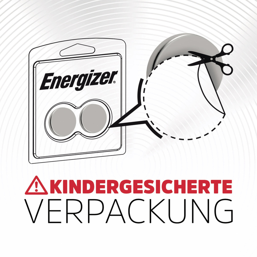 Energizer Lithium Knopfzelle CR 2032 3V 2er Pack - Bild 3